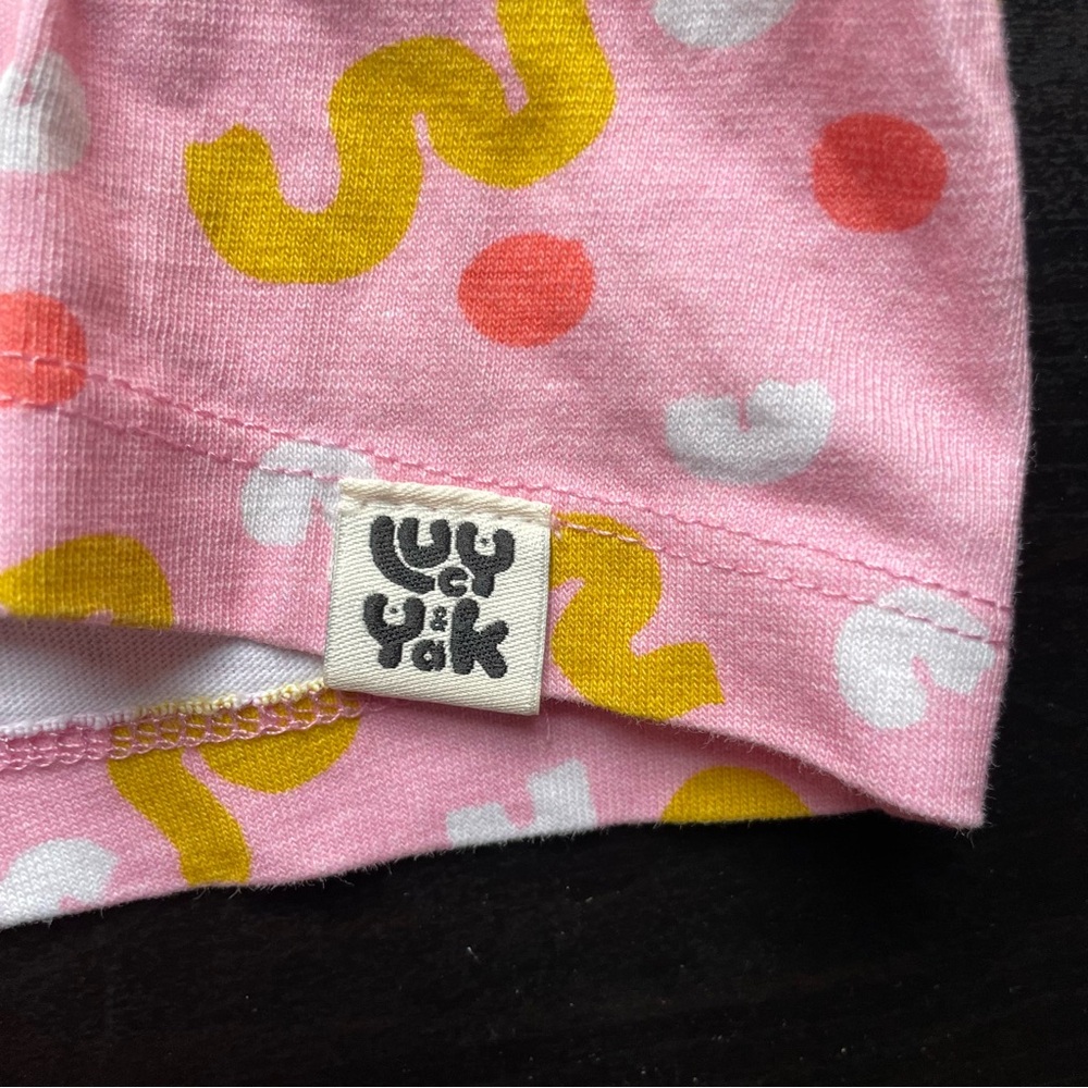 Lucy and Yak Confetti Crop Short Sleeve Shirt - Picture 5 of 7